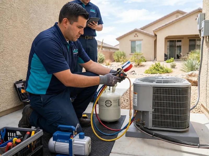 AC Refrigerant Leak Repair & Recharge in Santa Ana, CA